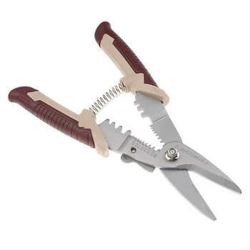 

1Piece 8" Multi Tool Pliers Wire Stripper Wire Crimper Electrical Scissors Stainless Steel Stripping Pliers Wire Cutter AWG10-22