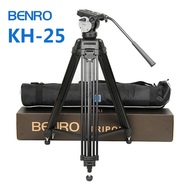 Benro KH 25 professional Video tripod Camera Camcorder With Carrying