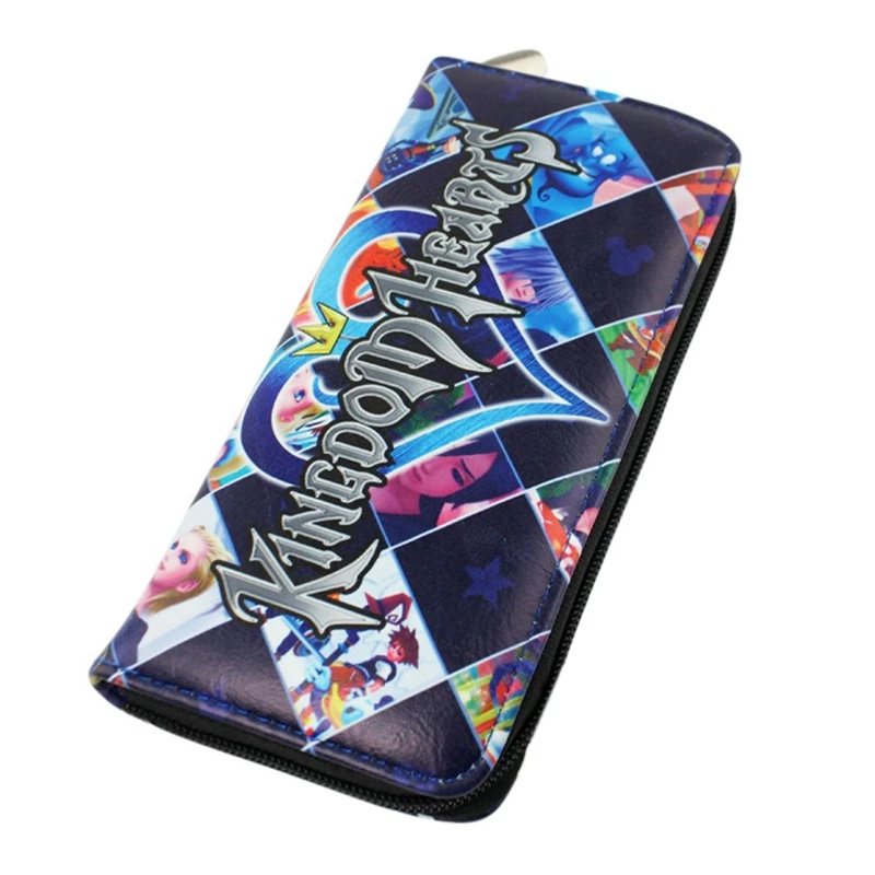 Anime Fashion Purse Kingdom Hearts Wallet PU Long Men ...