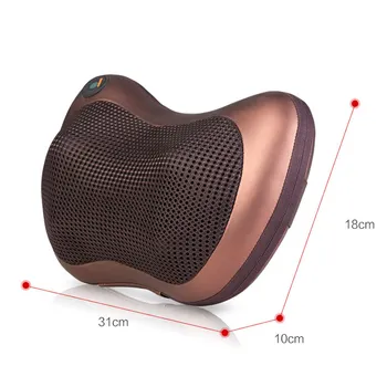 

Good Hea Multifunction Home Car Electric Body Massager Pillow Infrared Acupressure Shiatsu Neck Pain Relief Massage Machine Tool