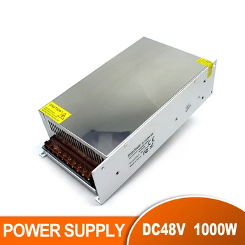 

Best quality 48V 20.8A 1000W Switching Power Supply Driver for LED Strip AC 110V 220V Input to DC48V SMPS for Stepper CNC CCTV