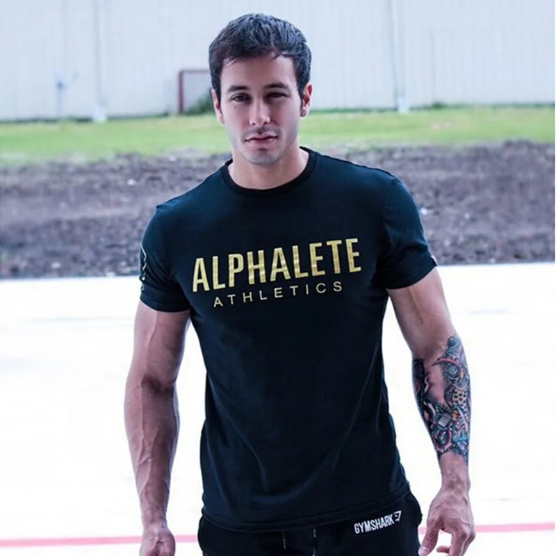 2018 New Men Cotton Short Sleeve T Shirt Fitness Bodybuilding Shirts Male Brand tee tops Fashion t-shirt men costume 2018 New Men Cotton Short Sleeve T Shirt Fitness Bodybuilding Shirts Male Brand tee tops Fashion t-shirt men costume
