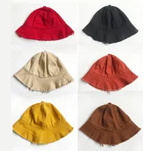 Детская солнцезащитная Кепка для детей ясельного возраста г. Летняя верхняя одежда для маленьких мальчиков и девочек, Пляжная хлопковая Джинсовая Шляпа, новые модные шапки для От 1 до 3 лет