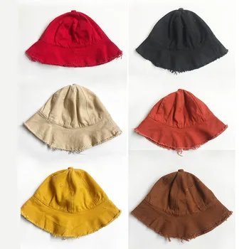 

Toddler Infant Sun Cap 2019 Summer Outdoor Baby Girls Boys Sun Beach Cotton Denim Hat New Fashion Hats For 1-3Y