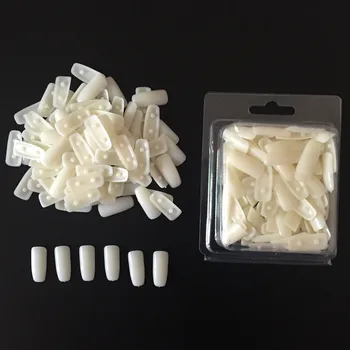 

MAOHANG 100pcs/lot plastic nail tips for practice use Practice display Training Nail Art False Tips Display Training Tool