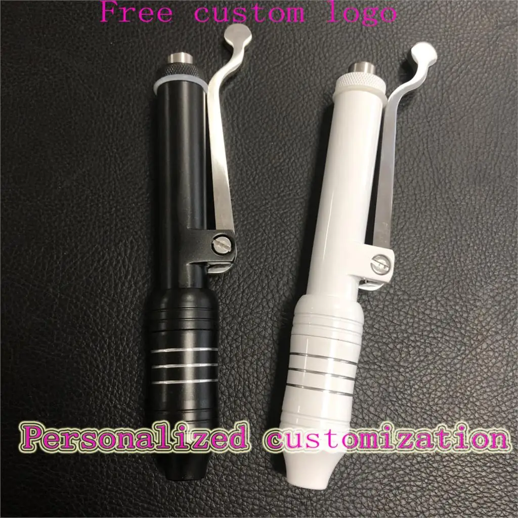 

free custom logo Hyaluronic Inject Pen + 5pcs ampoule Atomizer Mesotherapy Gun lip dermal filler injection Lips Stabilize gun