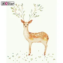 Рамка DIY Краска ing по номерам Акриловая Краска на холсте Sika олень ручная краска ed масляная краска ing для домашнего декора