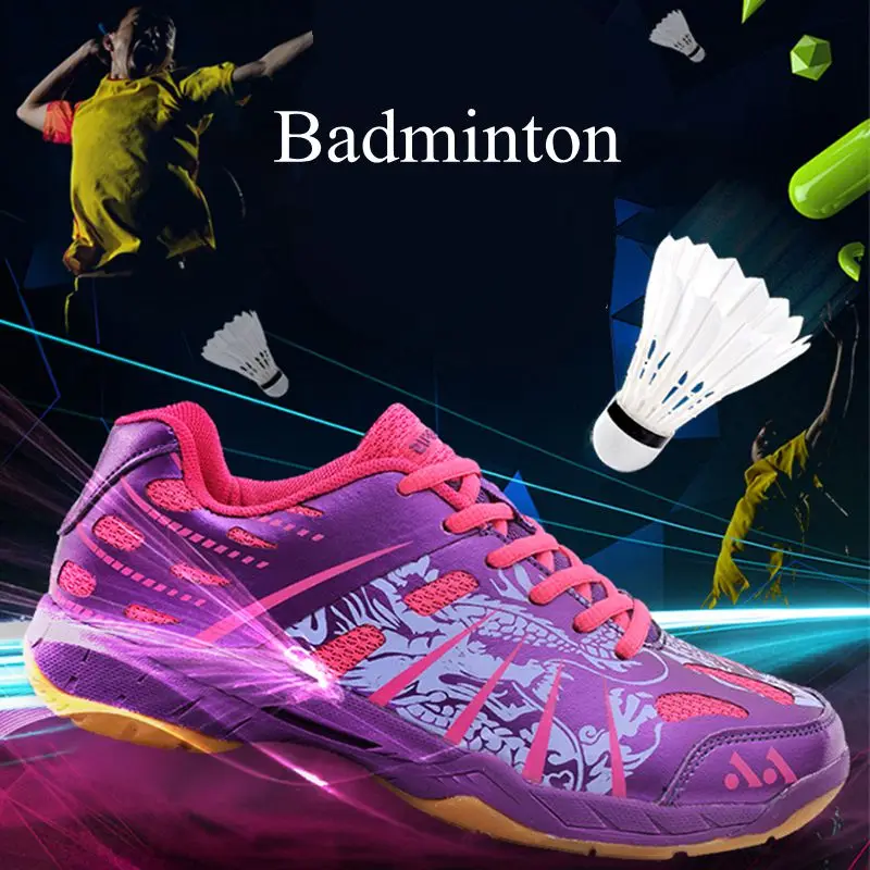 

Badminton Shoes Men Women Professional Training Sport Shoes Breathable Shock-Absorbant Light Cushion Sneakers Men Unisex Shoes