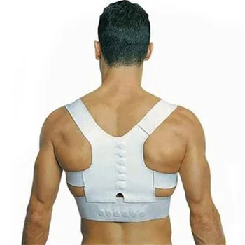

Magnetic Corset Back Brace Shoulder Support Upper Back Support Posture Corrector Men Magnet Support AFT-B001
