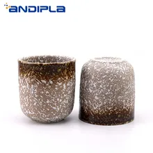 175 мл японский стиль грубая керамика чайная чашка Снежинка чайная чашка офисный мастер чашка керамический чайный набор креативное винтажное украшение для дома