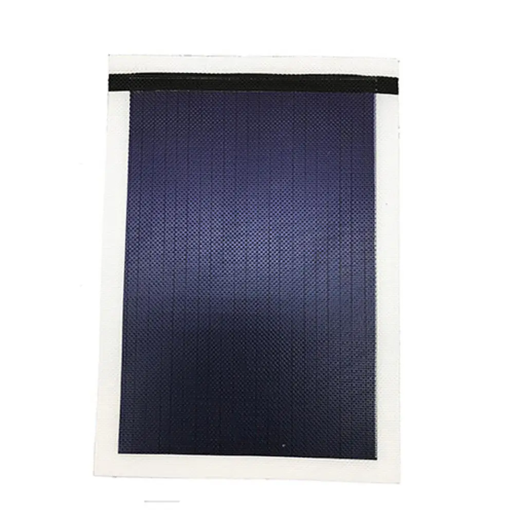 Тонкопленочный фотогальванический элемент панели солнечных батарей небольшой гибкий cargador солнечное зарядное устройство аморфный ETFE 1,5 W 1,5 V 200MA - Цвет: Белый