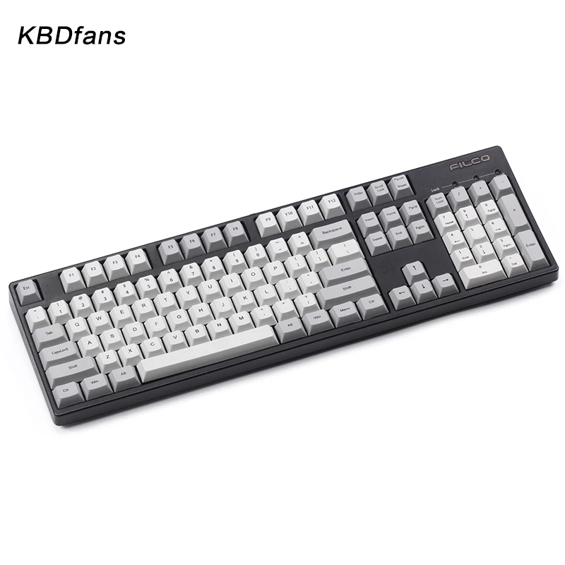 Pbt keycaps краситель субкровать вишня профиль 105 ключи красный серый esc ключи для cherry mx механические