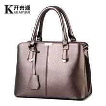 KLY 100% Genuine leather Women handbags 2016 new Korean female stereotypes sweet fashion handbag Crossbody Shoulder Handbag