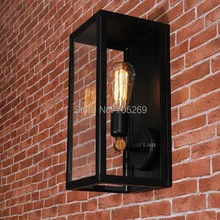 Промышленных Винтаж Настенные светильники Освещение модные балкон Loft Винтаж Лампы для мотоциклов бра