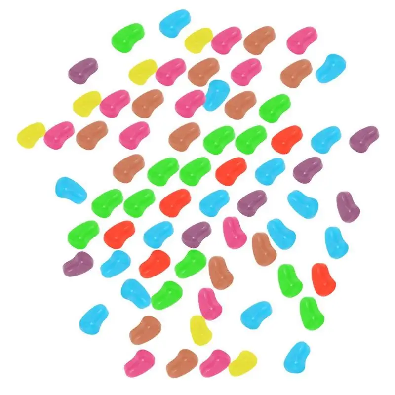 

60pcs Fluorescent Pebbles Home Garden Walkway Pave Decor Irregular Glow in Dark Pebbles Stones Aquarium Fish Tank Luminous Toy