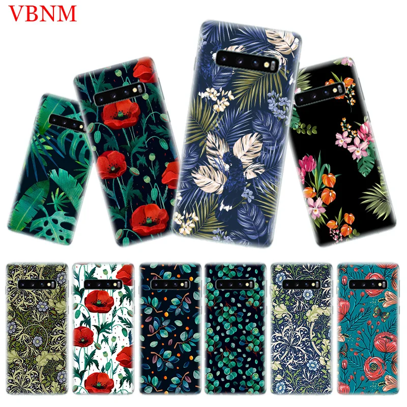 

Green Plants Popular Soft Phone Case for Samsung Galaxy S10 Plus S10E A50 A70 A30 A10 A20E M40 M30 M20 M10 A20 A80 A40 A60 Cover