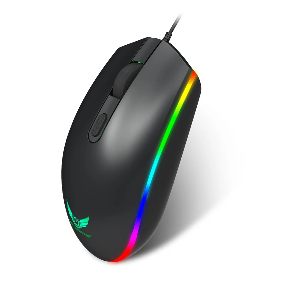 ZERODATE RGB Pro игровая мышь 4 кнопки оптическая RGB USB Проводная компьютерная мышь геймерские мыши игровая мышь для ПК ноутбука