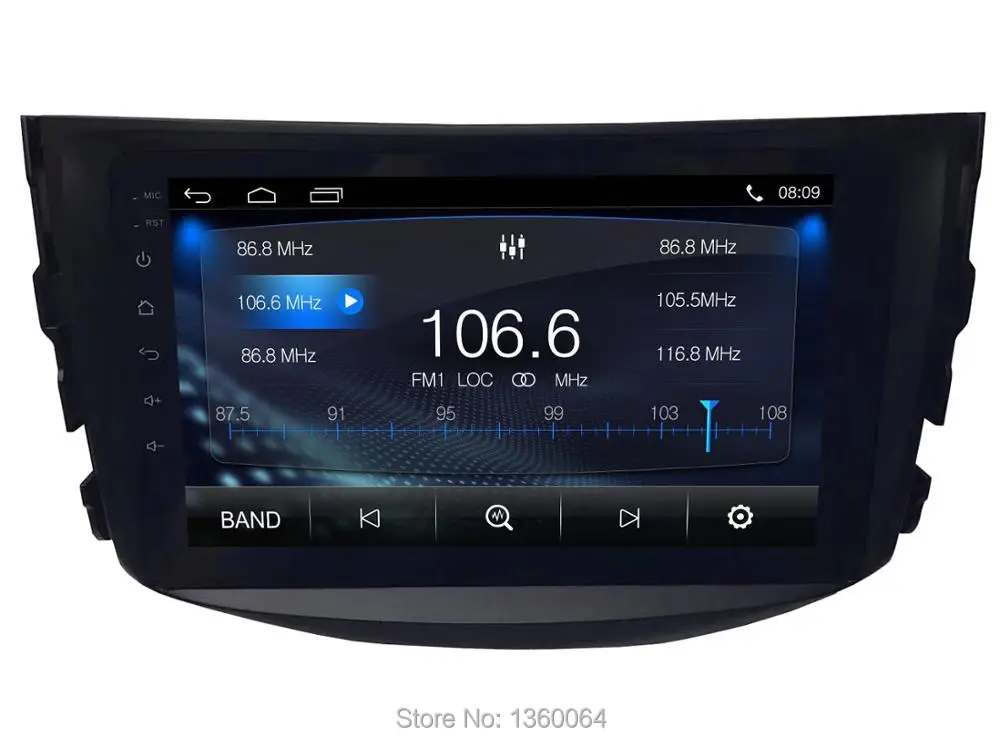 Perfect Nedehe Android 6.0.1 Quad core 8 inch IPS screen for Toyota RAV4 2006-2012 car radio car dvd gps navigation car stereo wifi 2