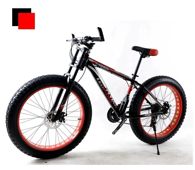 Горный велосипед 24 Скорость 26x4,0 Алюминий сплава рама жира велосипед Снег велосипед спереди и сзади механический диск брад мужской