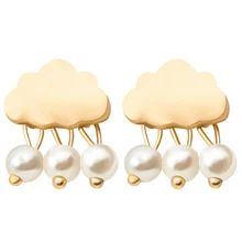 Жемчужные облака модные серьги для женщин капли дождя кисточки натуральный мать-бусины Серьги Японский Корейский моды ювелирные изделия