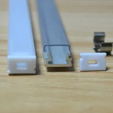 2500 мм X 12 мм X 6,6 мм 2,5 м/шт. 20 шт./партия СВЕТОДИОДНЫЙ алюминиевый профиль светодиодный алюминиевый профиль для 5050 5630 Светодиодные полосы света