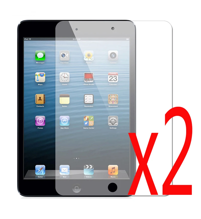 

2x Film + 2x Clean Clothing , Retail Package Clear LCD Screen Protector Films For Apple iPad Mini 4 A1538 A1550 Mini5 2019 7.9"