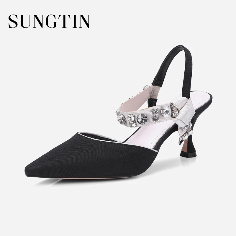 crystal gladiator heels
