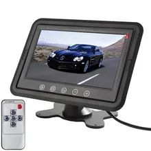Brand New 7 Inch TFT LCD Stand-alone Two-way Video Input Car Headrest Monitor with Built-in TR Supports DVD, VCR, Camera, GPS