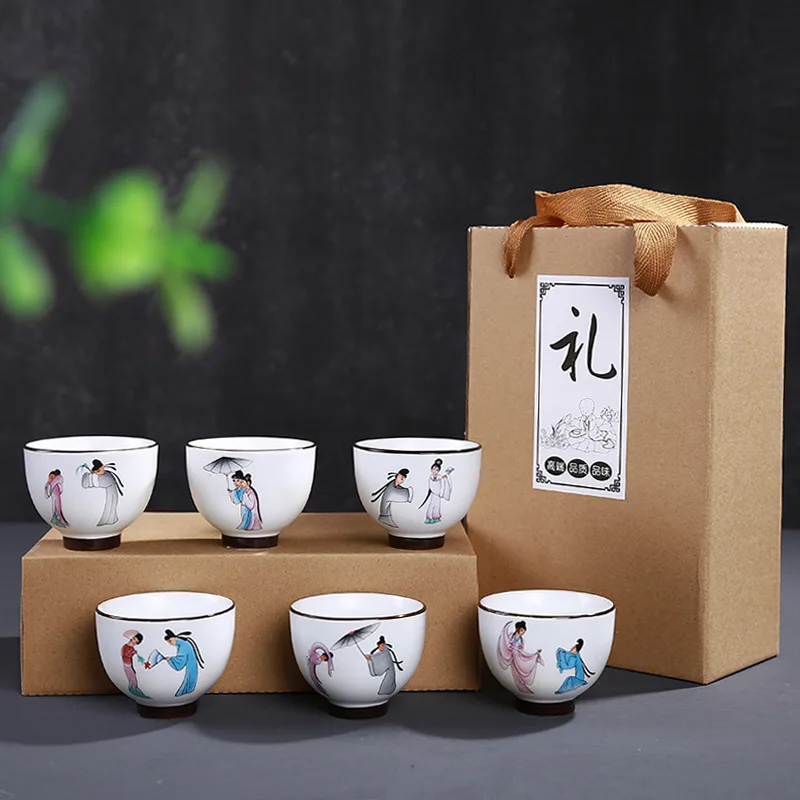 

Jade Porcelain Kungfu Teaware Tea Cup Set