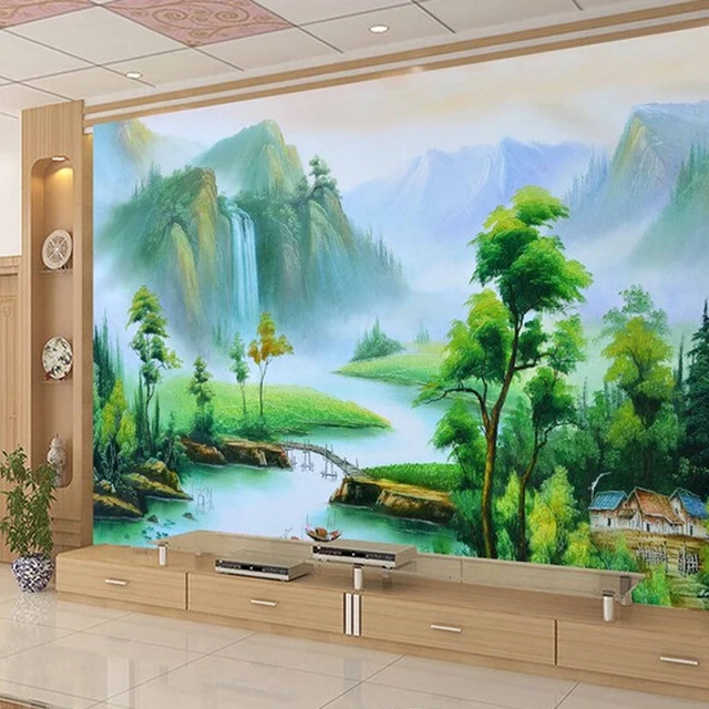 Gratis verzending custom 3d muurschildering muur bamboe ontwerp ... Gratis verzending custom 3d muurschildering muur bamboe ontwerp ...