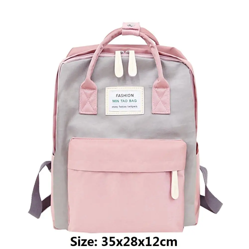 Водонепроницаемый нейлоновый рюкзак для ноутбука, дорожная школьная сумка для женщин, подростков, девочек, сумки на плечо для улицы, Mochila Feminina Bolsas Mujer - Цвет: Type A Grey
