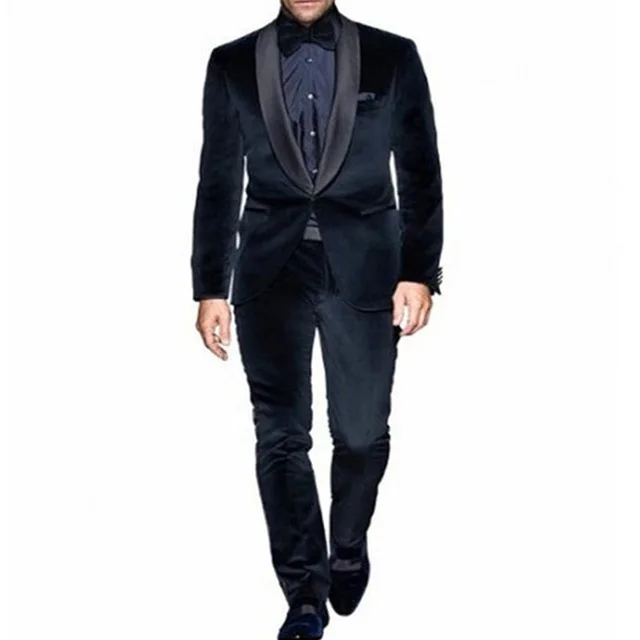 Deux-Pi-ces-Bleu-Marine-Velours-Hommes-Costumes-pour-les-V-tements-De-Mariage-noir-Ch.jpg_640x640