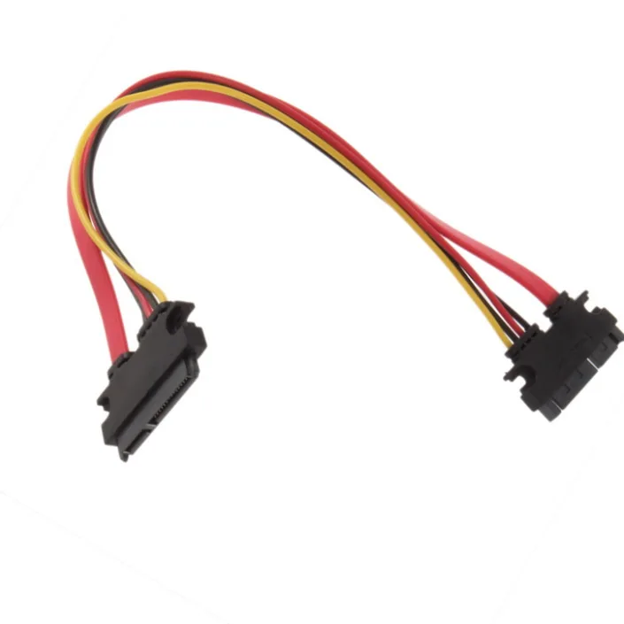 Male to Female 7+15 Pin Serial SATA Data power combo extension Cable M/F 22P |