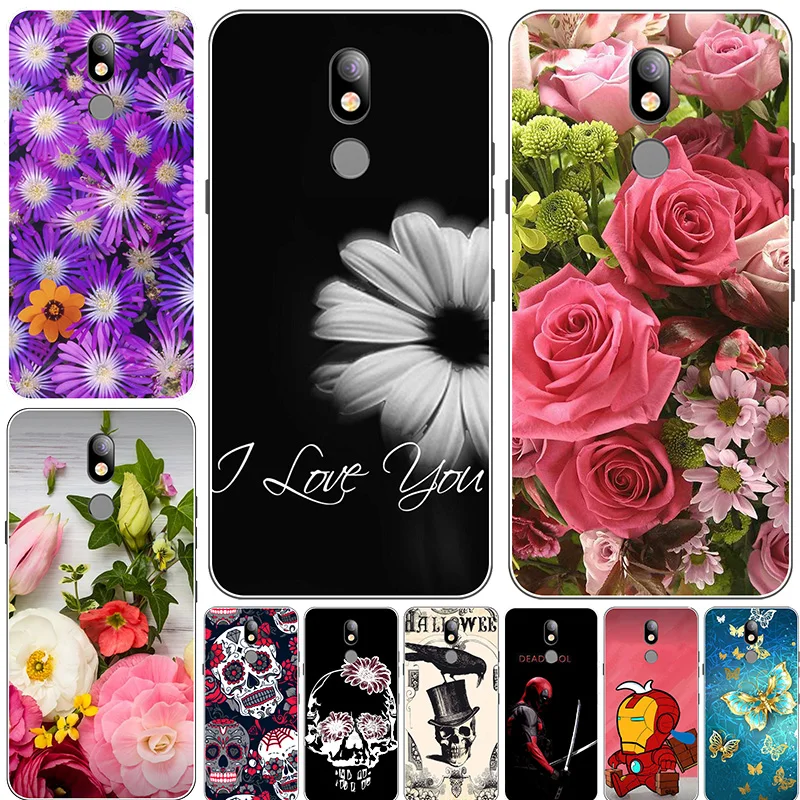

Patterned Case For LG K40 K 40 X420EM LM-X420EM LGK40 Back Cover Flower Cat Printed Butterfly Animal Soft Silicone Phone Case