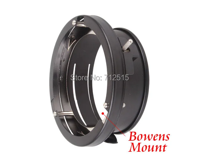 Universal mini 98mm flash Mounts To Bowens Mount Ring Adapter Studio Strobe Godox 160W 250W 300W.jpg