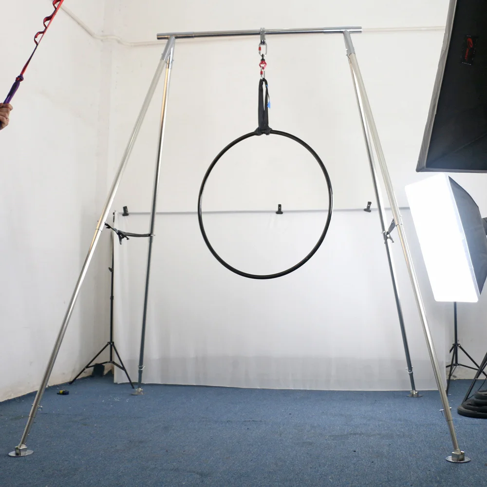 Профессиональный высококачественный подвесной гамак для йоги стойка из магниевого сплава Регулируемый гамак подставка воздушная Йога
