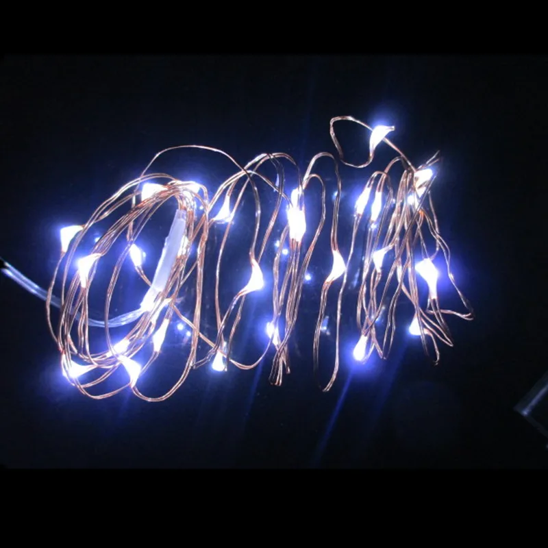 2M/3M/5M/10M LED Silver wire/Copper Wire 3AA Battery Operated LED Fairy String Light for Christmas Holiday Wedding Party Decor 2M/3M/5M/10M LED Silver wire/Copper Wire 3AA Battery Operated LED Fairy String Light for Christmas Holiday Wedding Party Decor