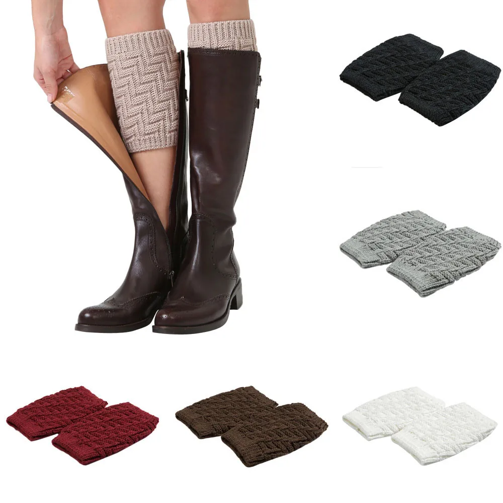 Новинка; женские зимние теплые носки; вязаные гетры; вязаные носки для обуви; высокое качество; удобные мягкие носки; Chaussette Soxs# Y2