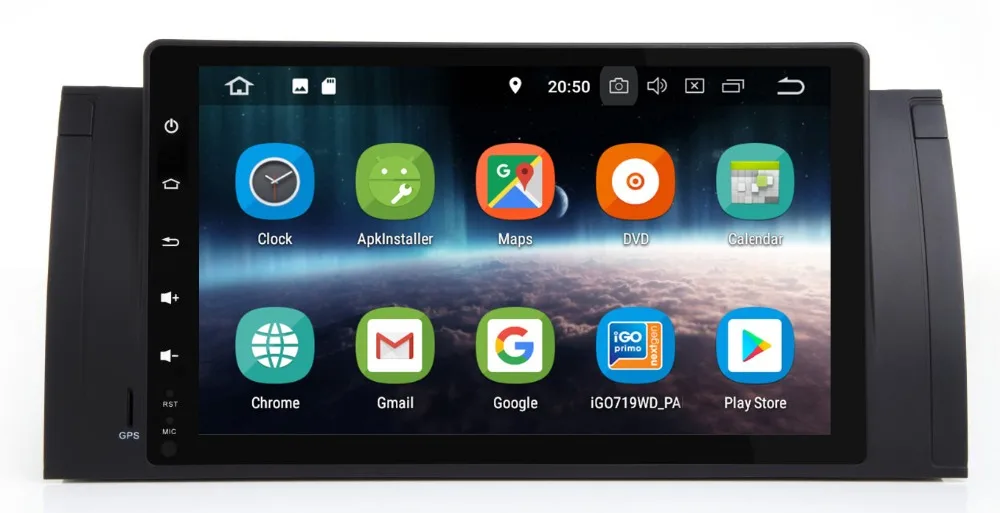 Clearance Android 9.0 Quad Core GPS Navi 9 Inch Full Touch Car DVD Multimedia for BMW E53 X5/E39 5/M5 97-06 with BT/RDS/Radio/Canbus/WIFI 3