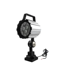 Промышленное освещение машины, 7 Вт/12 Вт регулируемый светодиодный рабочий свет для токарного станка, фрезерный станок с ЧПУ, сверление автомобильные лампы-короткий рычаг