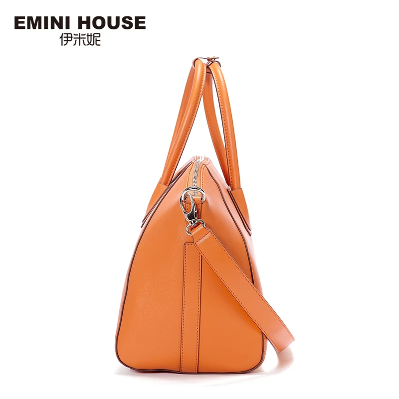 EMINI HOUSE сумка тоут из спилковой кожи роскошные сумки женские дизайнерские на