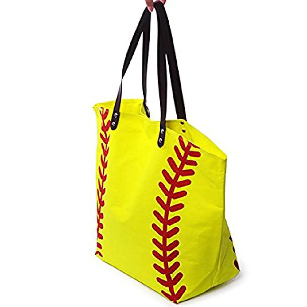 Yellow Softball handbag