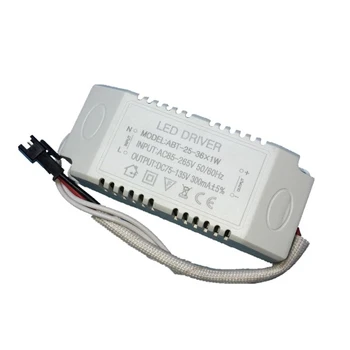 

LED Drive Power Supply 25-36W Monochromatic Isolating Constant Current External Driver Ceiling Light Transformer Rectifier 10pcs