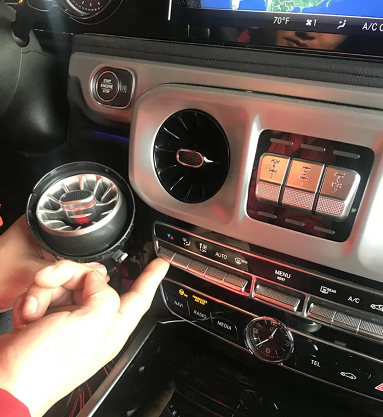 G wagon air conditoin cover fit for G class W464 G63 G65 G500 G55  air-condition cover 4 pieces interior vents cover  (1)