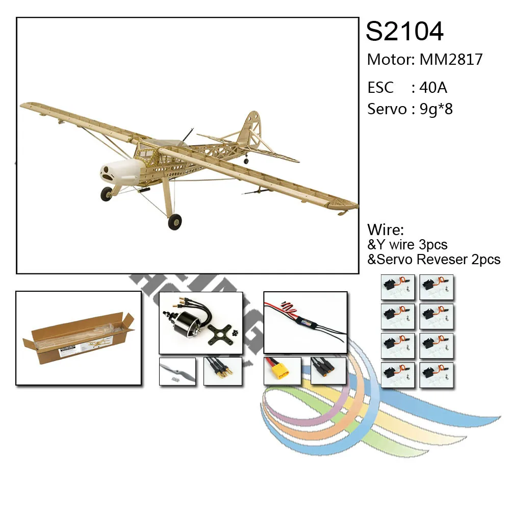 Масштаб RC Balsawood самолет лазерная резка Fieseler Fi 156 Storch 1600 мм(6") набор из пробкового дерева DIY строительные деревянные модели - Цвет: S2104