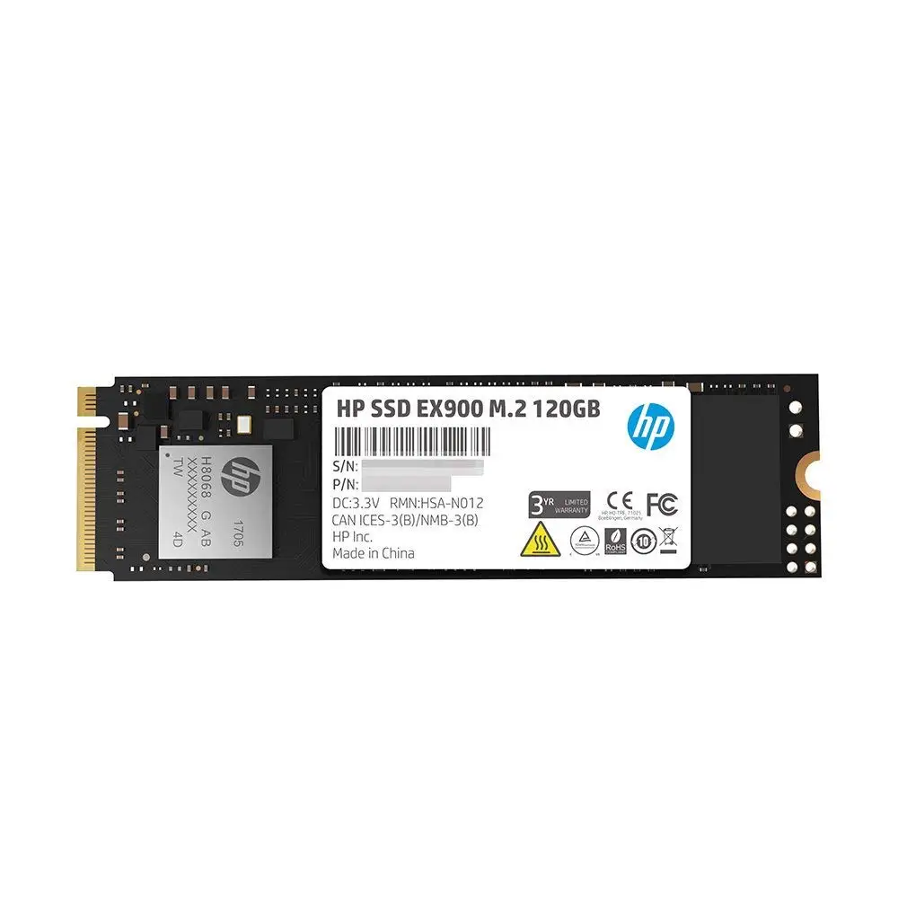 HP SSD 120GB EX900 M.2 PCIe 3.1 x 4 NVMe 3D TLC NAND HDD Internal Solid State Drive m.2 ssd for Gaming Desktop Notebook Computer (2)