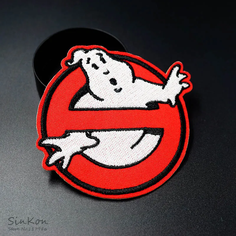 Нашивка Ghost (Размер: 8 0x9 0 см) ПРИШИТАЯ вышитая аппликация из ткани для значка