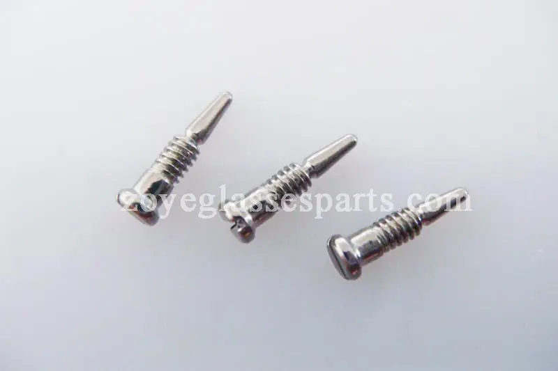 screws for eyeglass spring hinge repairing, snap off screws, self