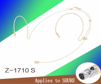 

Free Shipping Flesh Colour Mini XLR 4 Pins TA4F 4PIN Connector Plug Headset Microphone For SHURE Wireless BodyPack Transmitter