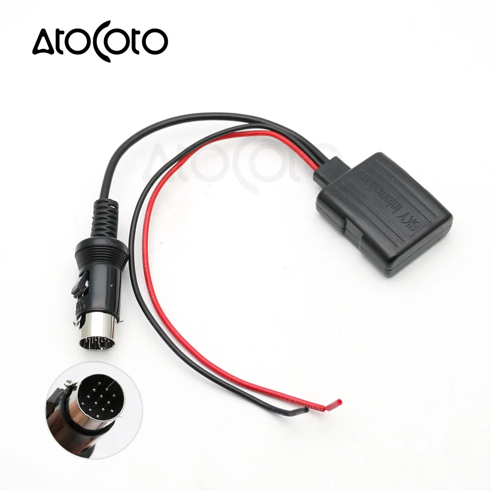 Автомобильный Bluetooth приемник для KENWOOD Φ 13 контактов радио стерео Aux кабель адаптер